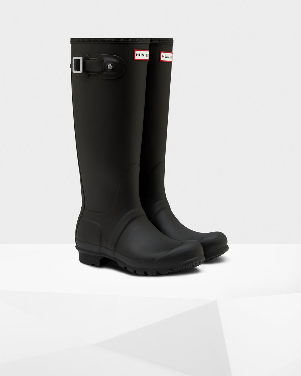 Hunter Mujer Original - Botas de Lluvia Negras - 240-HWLRTG